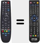 Mando a distancia sustituto de URC46200002R00