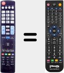 Télécommande pour remplacer AKB73615397