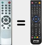 Télécommande pour remplacer LCD001