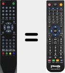 Replacement remote control for TFT225