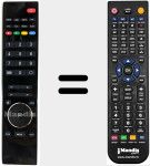 Replacement remote control for LC11S102FHD (20500372)