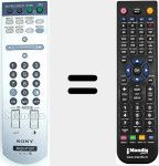 Télécommande pour remplacer RM980C (147891711)