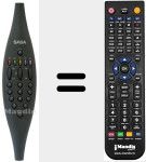 Télécommande pour remplacer TC 1094 (10231320)