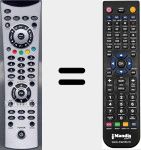 Télécommande pour remplacer LCD3051TS