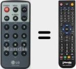 Télécommande pour remplacer AKB35120904
