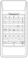 Original remote control TANDBERG TC 560