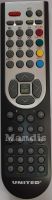 Original remote control UNITED TVD9053 (20457055)