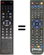 Replacement remote control SEEVIEW 472563