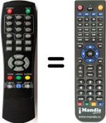 Replacement remote control SOYOKA TDT COOL