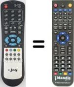 Télécommande équivalente REMCON2207