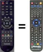 Télécommande équivalente Changhong WHV14327