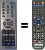 Télécommande équivalente Denver WHV126685