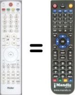 Télécommande équivalente WHV12225
