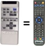 Télécommande équivalente SEC14324
