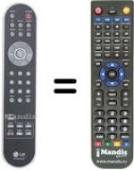 Télécommande équivalente SEC15762