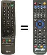 Télécommande équivalente SEC14261
