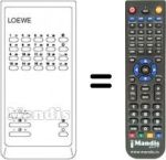 Télécommande équivalente SEC1433