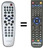 Télécommande équivalente SEC15782