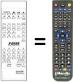 Télécommande équivalente SEC1572
