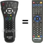 Télécommande équivalente SEC12527
