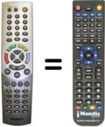 Replacement remote control Humax SEC0352