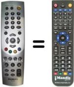 Replacement remote control Humax SEC0897