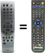 Replacement remote control Humax SEC0417