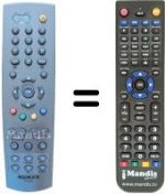 Replacement remote control Humax SEC3327W
