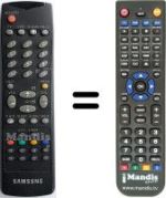 Mando a distancia equivalente Samsung WHV5146