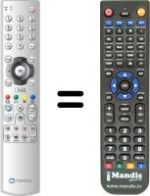 Replacement remote control Adb SEC15711W