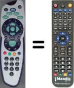 Télécommande équivalente WHV15177W