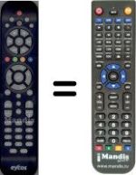 Télécommande équivalente WHV15186W