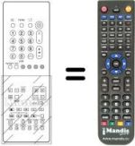 Replacement remote control Pioneer SEC2289