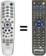 Replacement remote control NILOX NX-DT 10