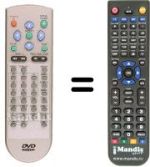 Replacement remote control WESDER AV 200