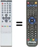 Télécommande équivalente Orion HVS54731