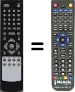 Télécommande équivalente HVS54930