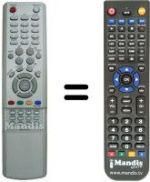 Mando a distancia equivalente Samsung HVS54002