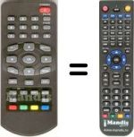 Télécommande équivalente HVS53326