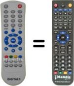 Télécommande équivalente XK-97685