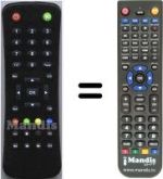 Télécommande équivalente FTE MAXIMAL HVS53269