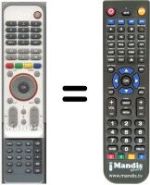 Télécommande équivalente HVS53553