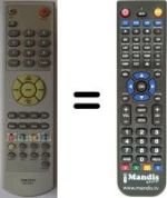 Télécommande équivalente HVS54754