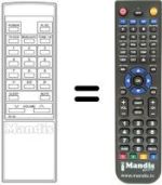 Télécommande équivalente HVS54344