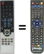 Mando a distancia equivalente Samsung HVS54915