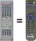 Replacement remote control HVS54801