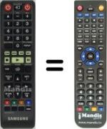 Mando a distancia equivalente Samsung HVS59065
