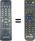 Télécommande équivalente 00006 J