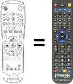 Replacement remote control 00116 A