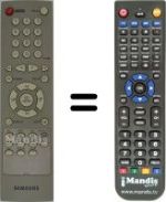 Mando a distancia equivalente Samsung TX 14P1DF
